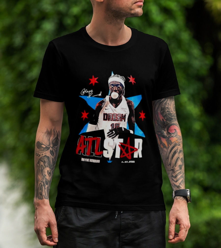 Rhyne Howard Atlanta Dream 4x All Star ATL Star T-Shirt