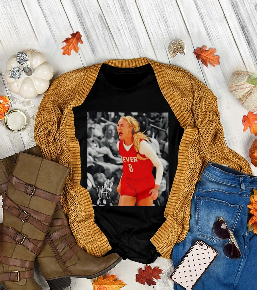 Caitlin Clark Indiana Fever Number 8 Sports T-Shirt