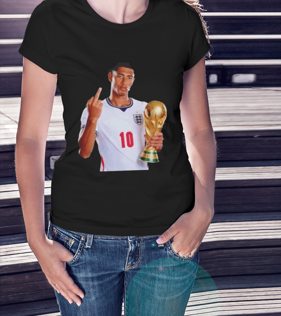 Jude Bellingham England World Cup Trophy Pose T-Shirt