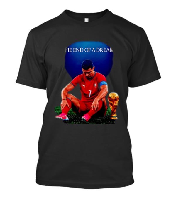 Cristiano Ronaldo The End Of A Dream Portugal No 7 World Cup Moment T-Shirt