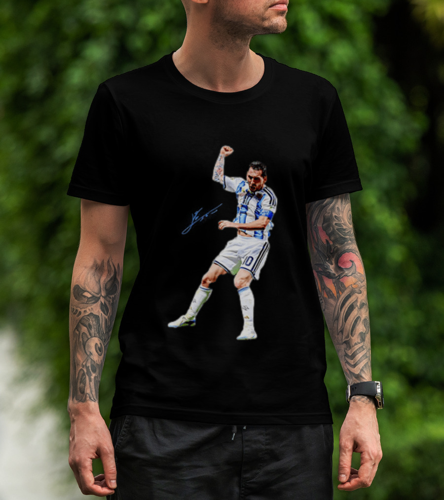 Messi The Comeback Argentina Football Unites The World Soccer Legend Victory Celebration T-Shirt