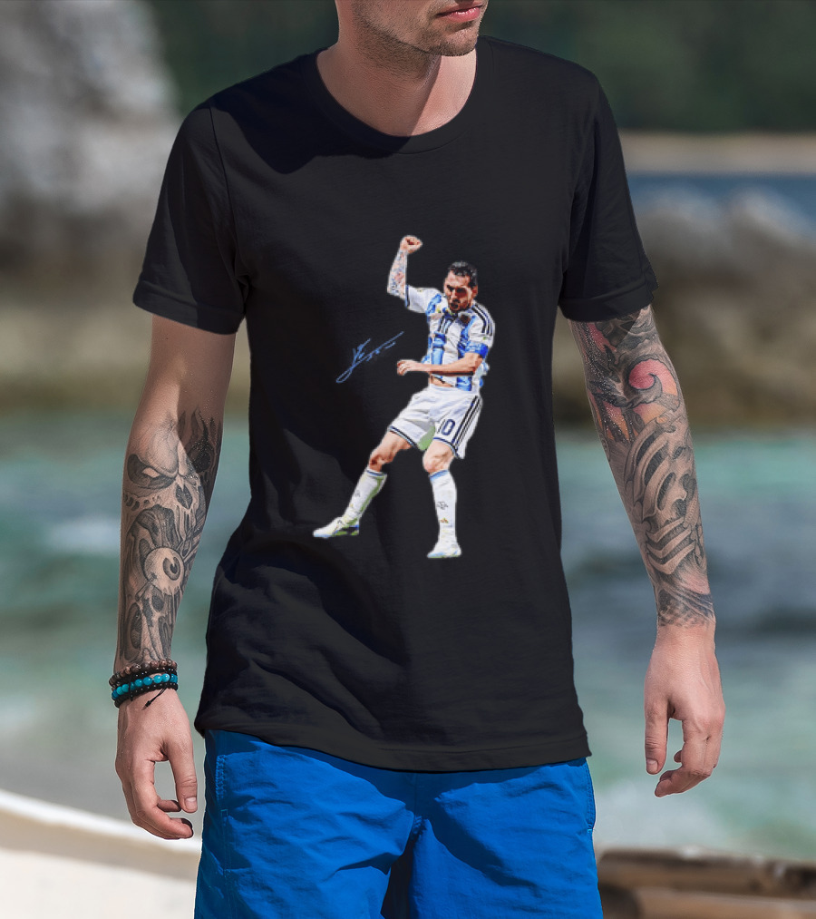 Messi The Comeback Argentina Football Unites The World Soccer Legend Victory Celebration T-Shirt