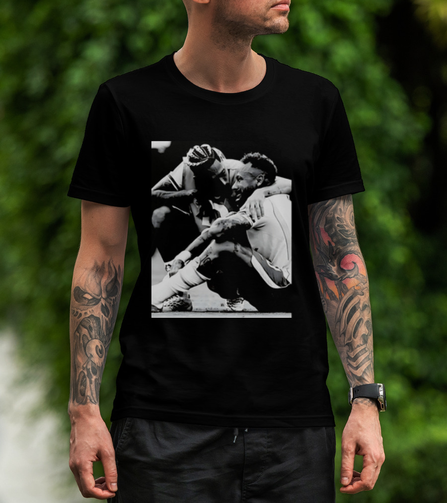 Neymar Jr And Raphinha Emotional Moment Brazil National Football Team T-Shirt