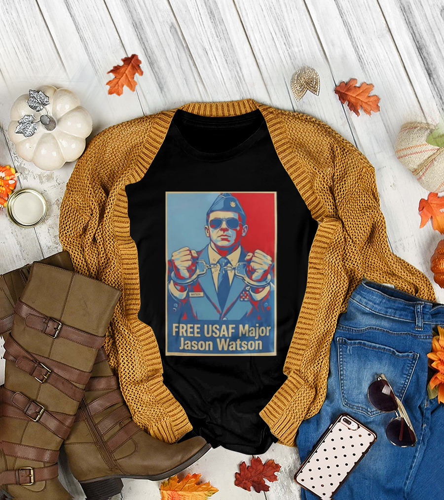 FREE USAF Major Jason Watson Handcuffed T-Shirt