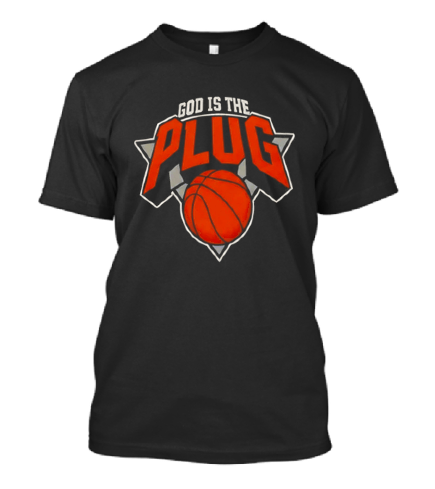 God Is The Plug Basketball New York Knicks T-Shirt