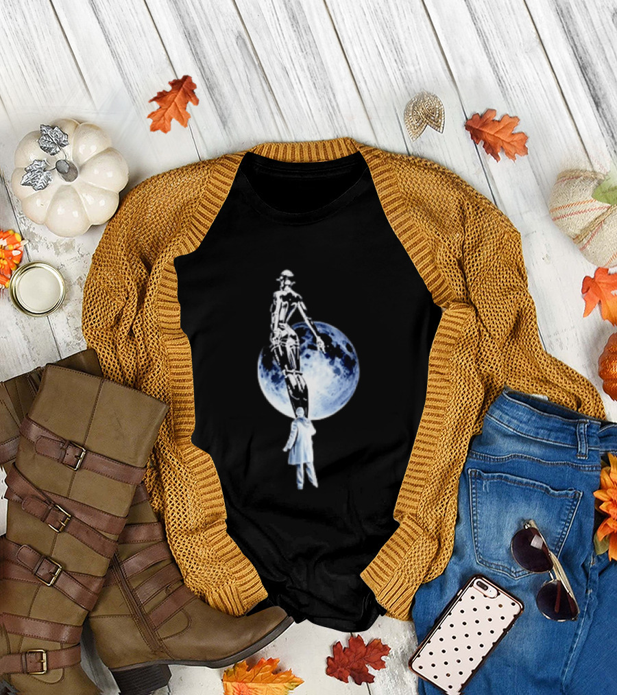 The Weeknd 2026 V3 Abel Tesfaye Robot Moon T-Shirt