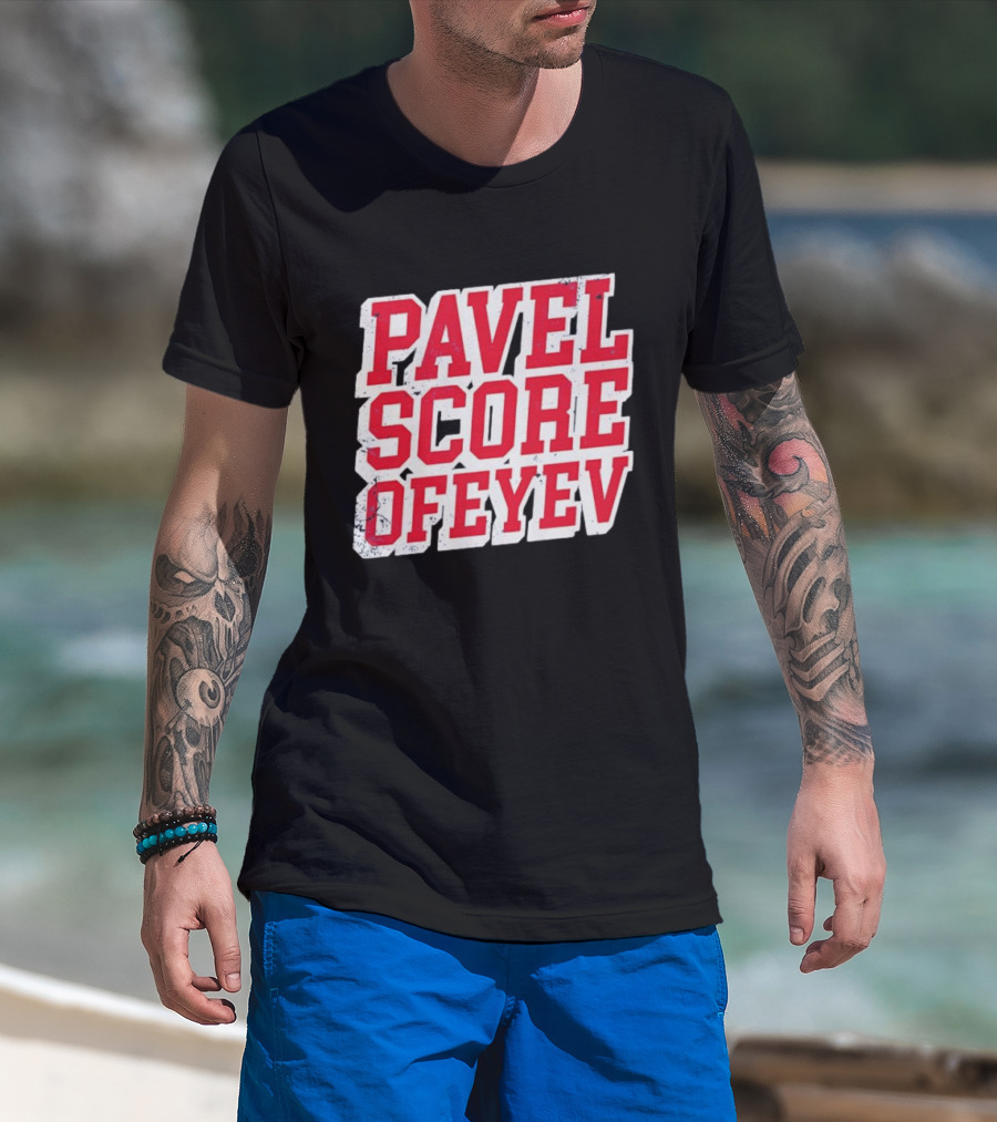 Pavel Buchnevich St Louis Blues Pavel Score Ofeyev T-Shirt