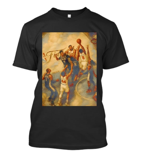 NBA Finals Victor Wembanyama OG Anunoby Tip In New York Knicks Basketball T-Shirt