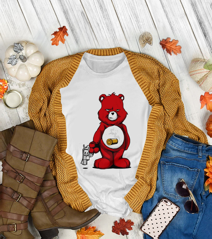 Bang Bear Revolver and Bullet Grunt T-Shirt