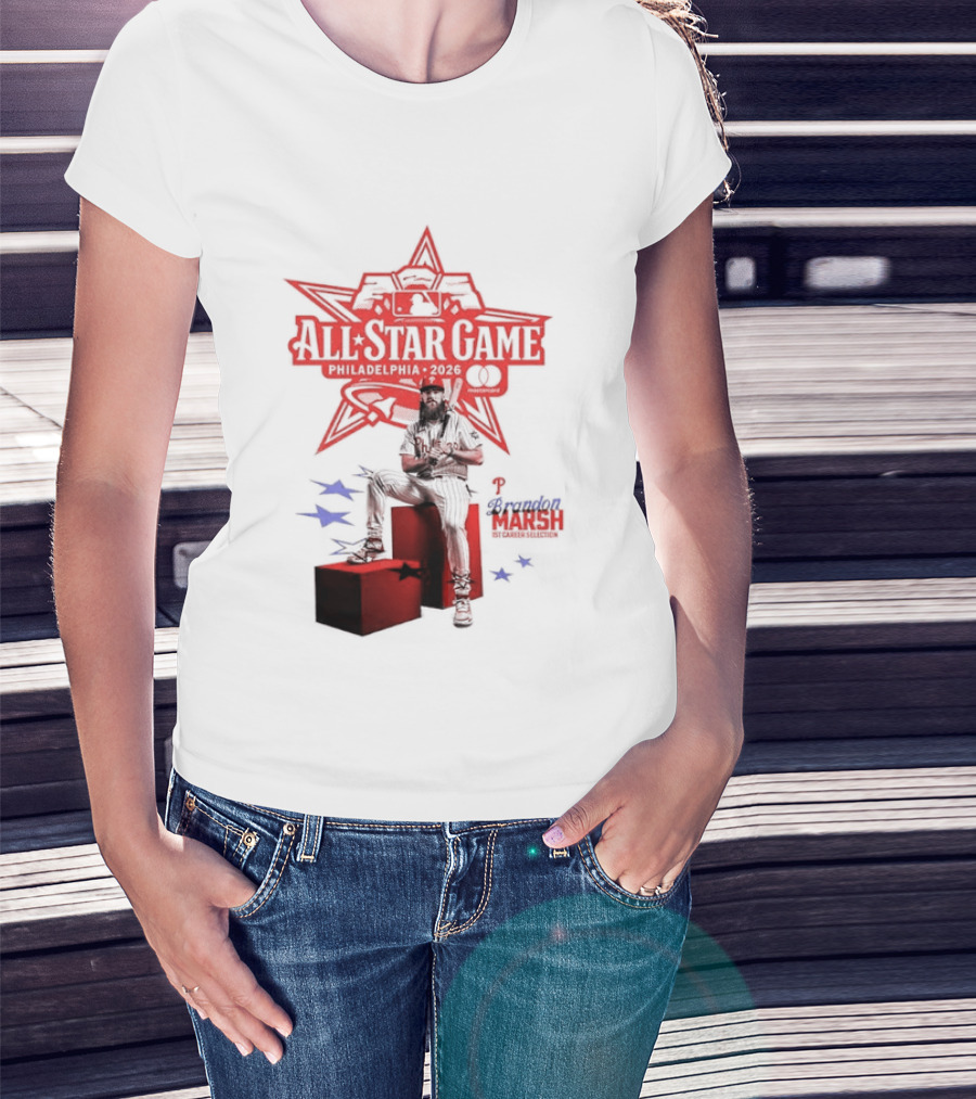 Brandon Marsh Philadelphia Phillies 2026 MLB All Star Game T-Shirt