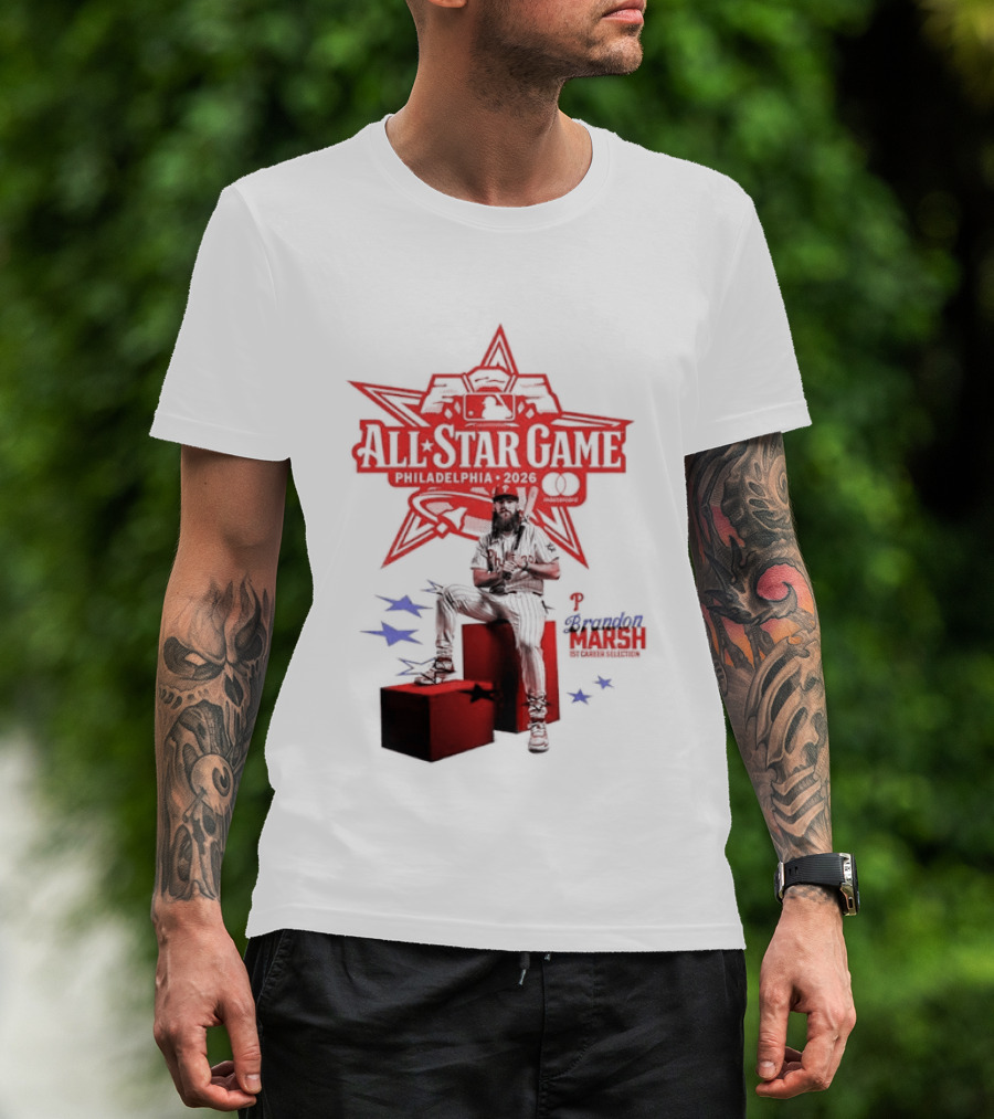 Brandon Marsh Philadelphia Phillies 2026 MLB All Star Game T-Shirt