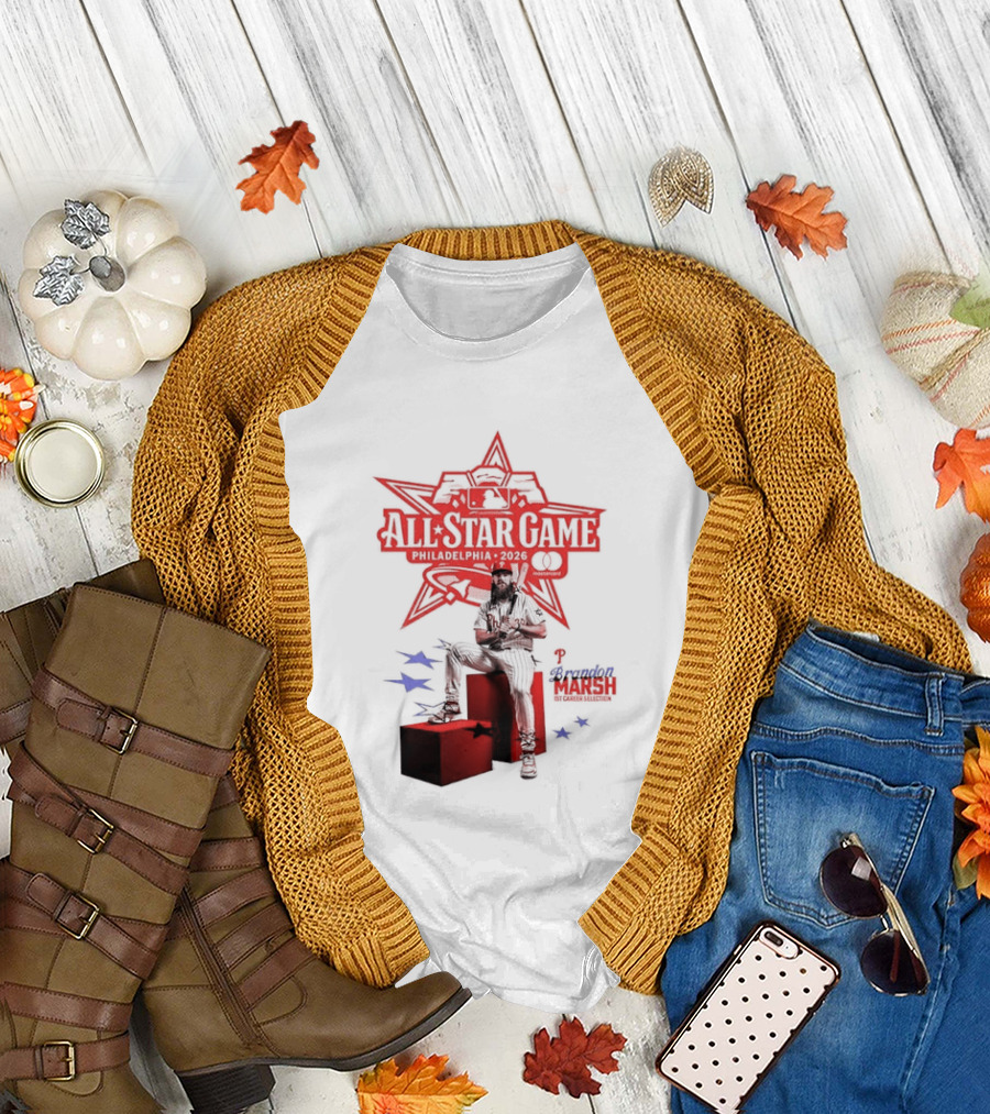 Brandon Marsh Philadelphia Phillies 2026 MLB All Star Game T-Shirt
