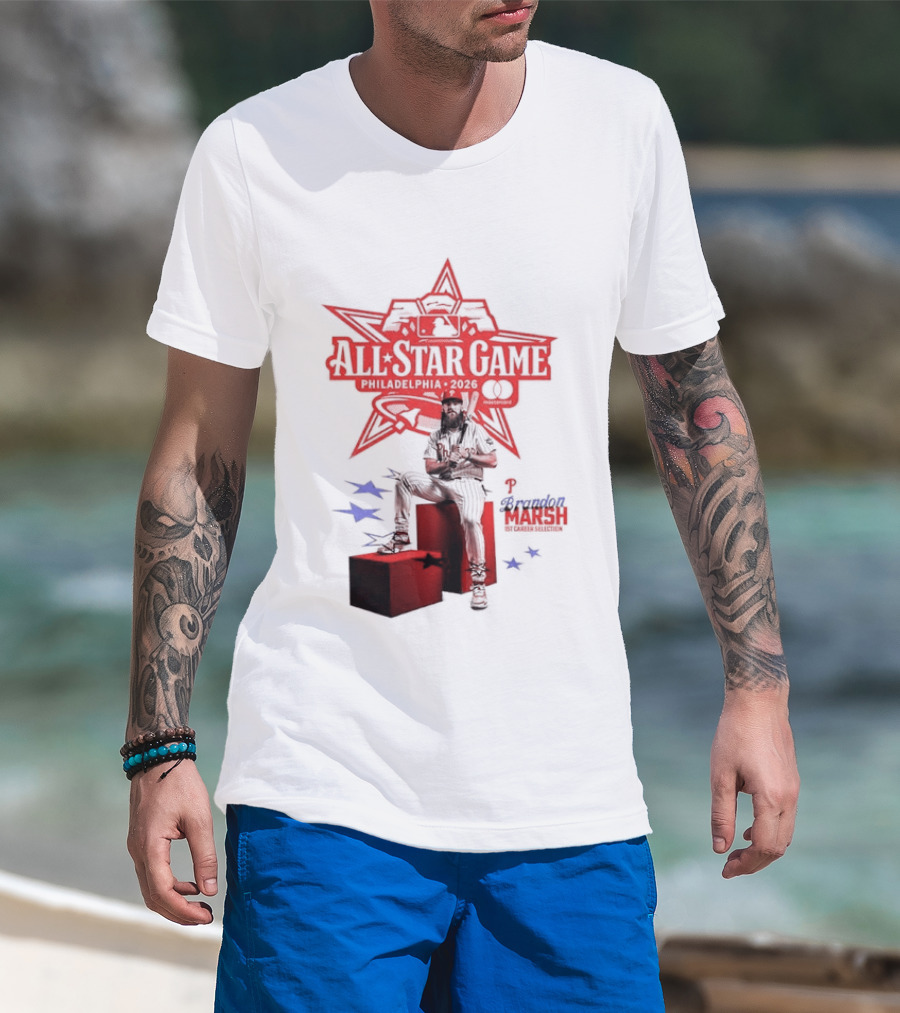 Brandon Marsh Philadelphia Phillies 2026 MLB All Star Game T-Shirt