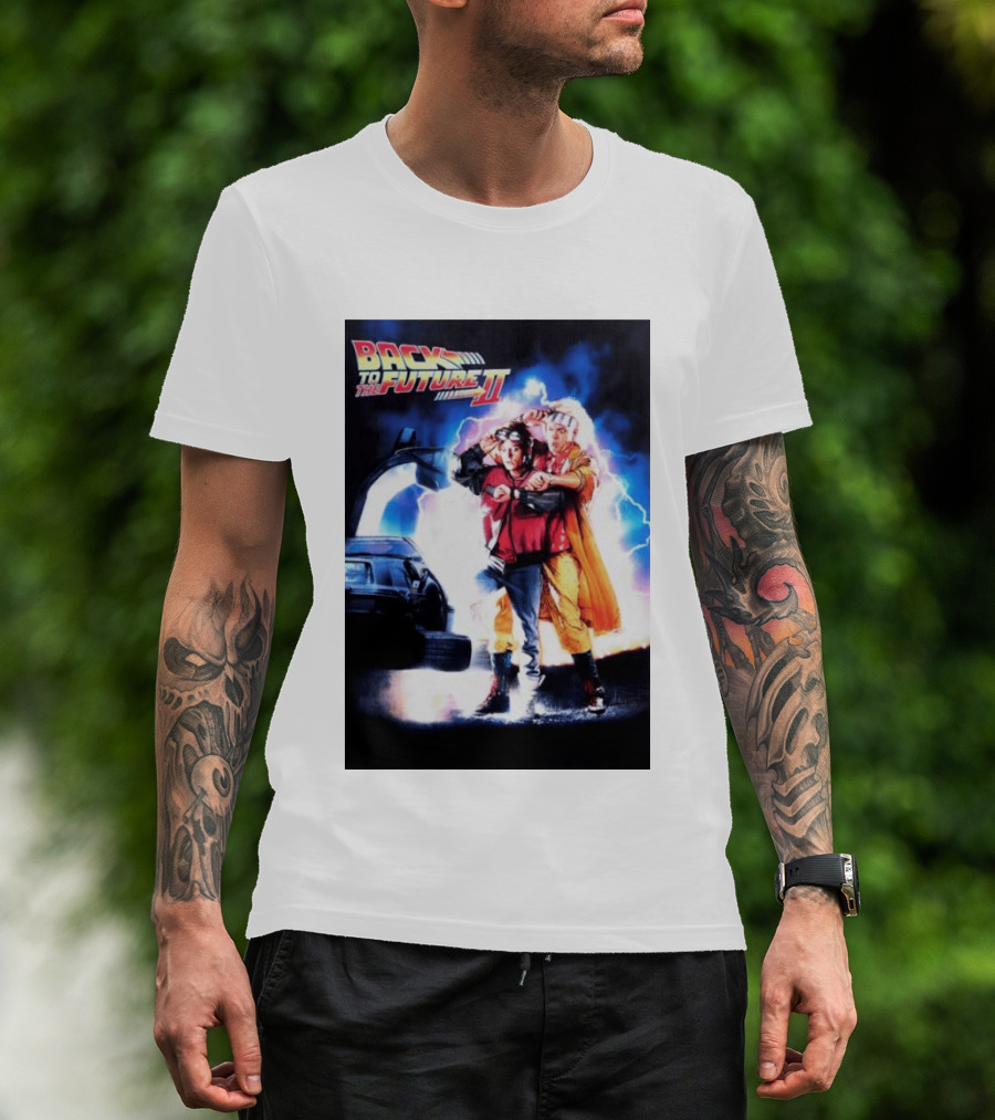 Back To The Future Part II Marty McFly Doc Brown Characters T-Shirt