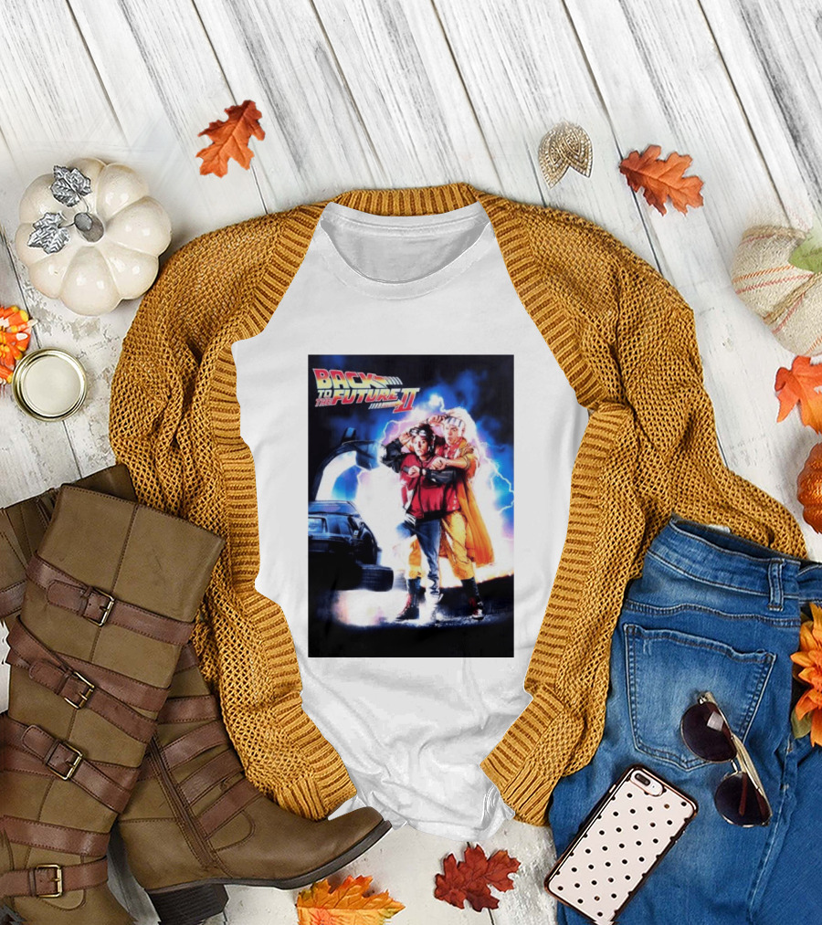 Back To The Future Part II Marty McFly Doc Brown Characters T-Shirt