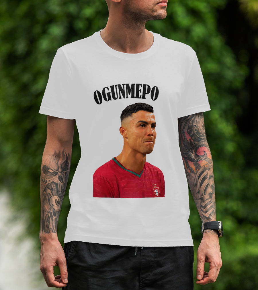Cristiano Ronaldo Ogunmepon Portugal Soccer Star T-Shirt