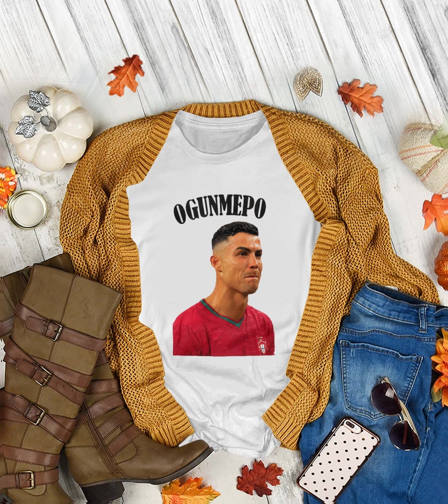 Cristiano Ronaldo Ogunmepon Portugal Soccer Star T-Shirt