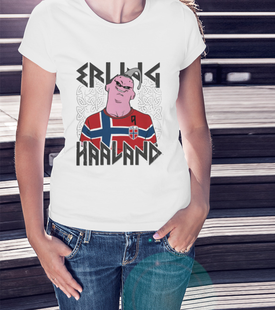 Erling Haaland Buu Norway Football Fusion T-Shirt