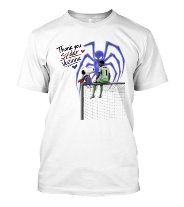 Thank You Spider Vozinha Snoopy Superman Cape Verde National Team T-Shirt