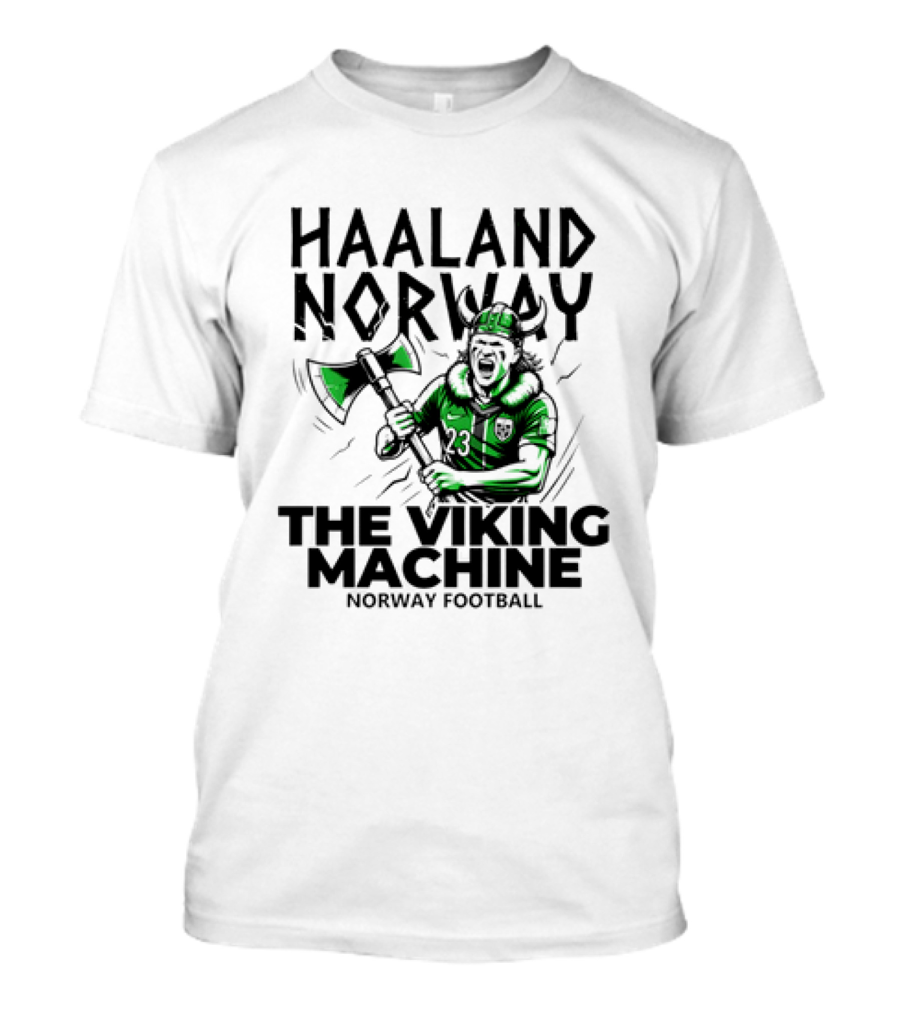 Haaland Norway The Viking Machine Norway Football T-Shirt
