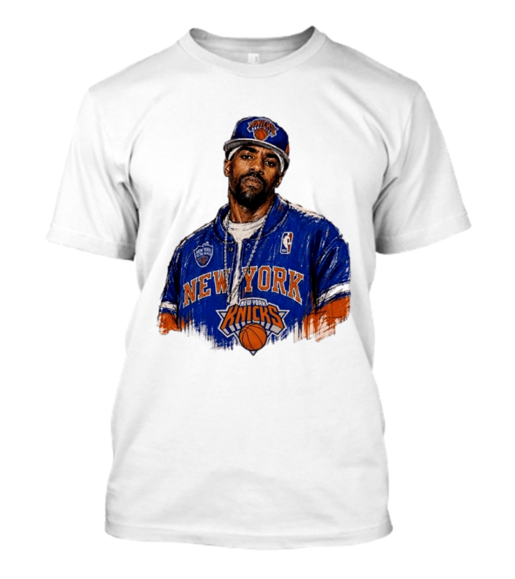 Kyrie Irving New York Knicks New Yorks Finest To The World Manhattan Knicks T-Shirt