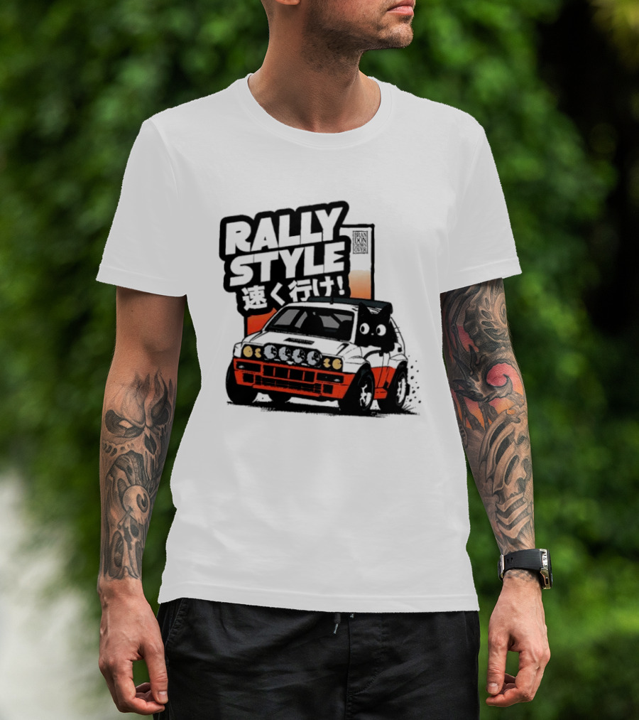 Rally Style Lancia Delta Integrale Hayashi Iku Speed T-Shirt