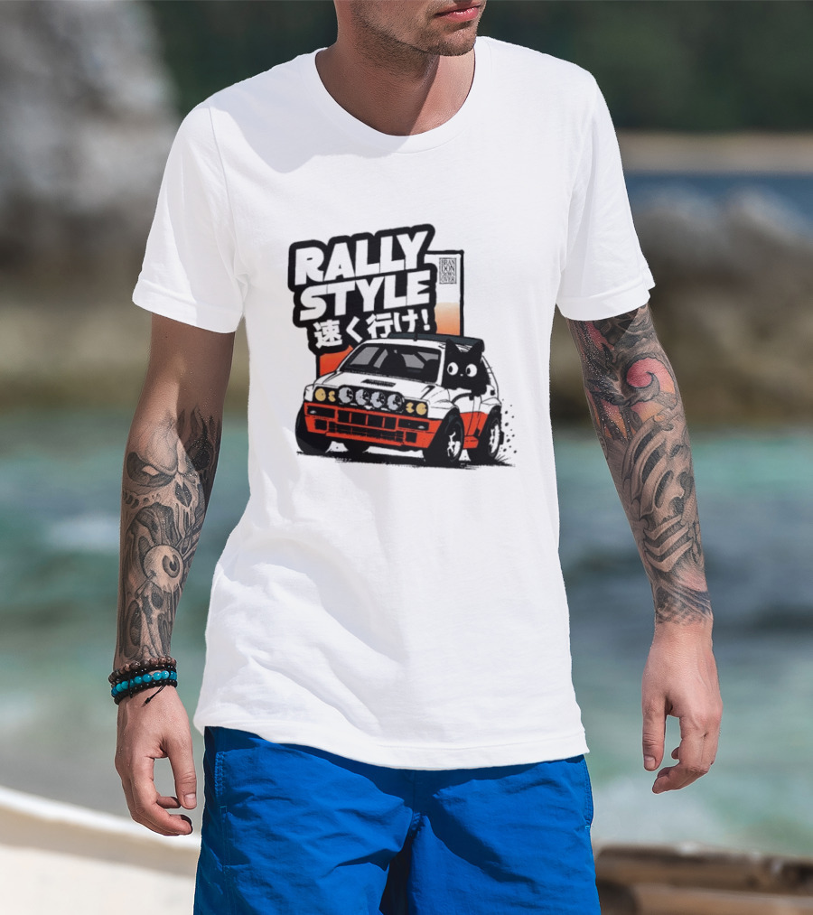 Rally Style Lancia Delta Integrale Hayashi Iku Speed T-Shirt