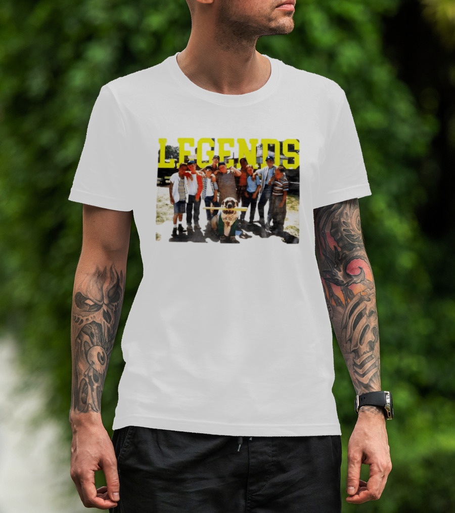 The Sandlot Legends With Hercules The Dog Movie Characters T-Shirt