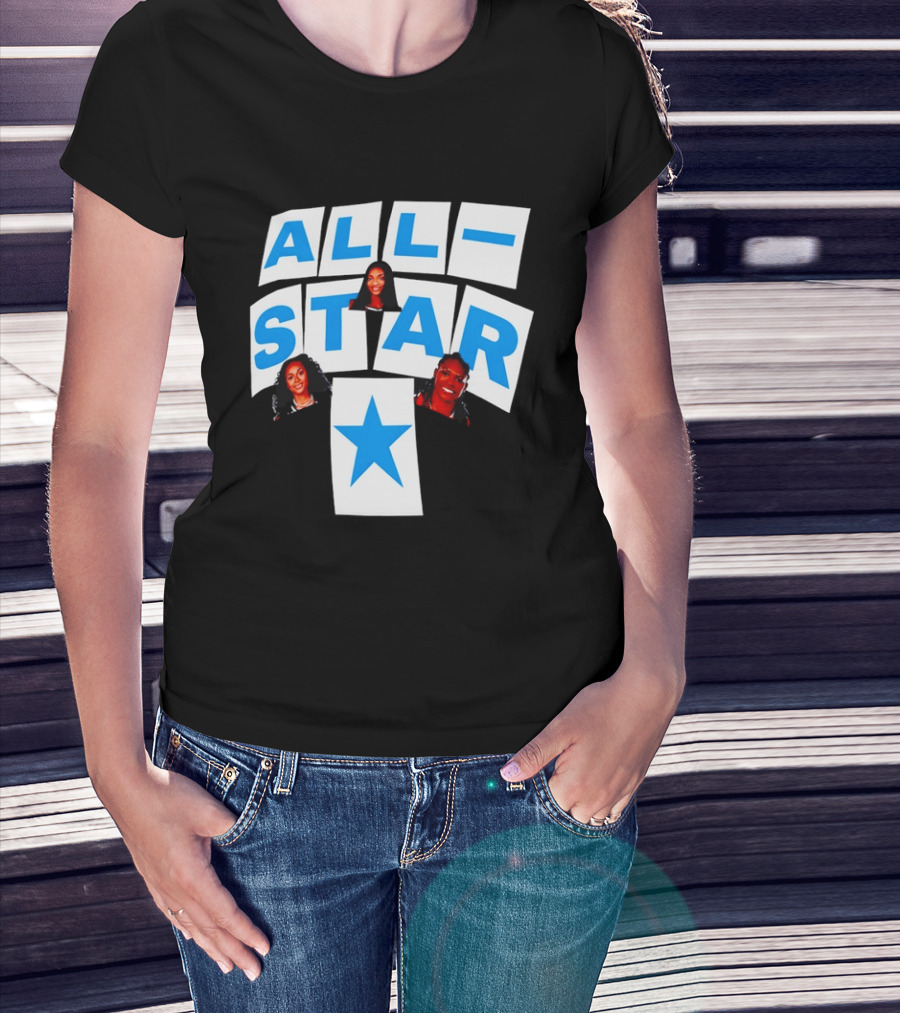 Atlanta Dream Angel Reese All Star Trio Basketball WNBA 2026 T-Shirt