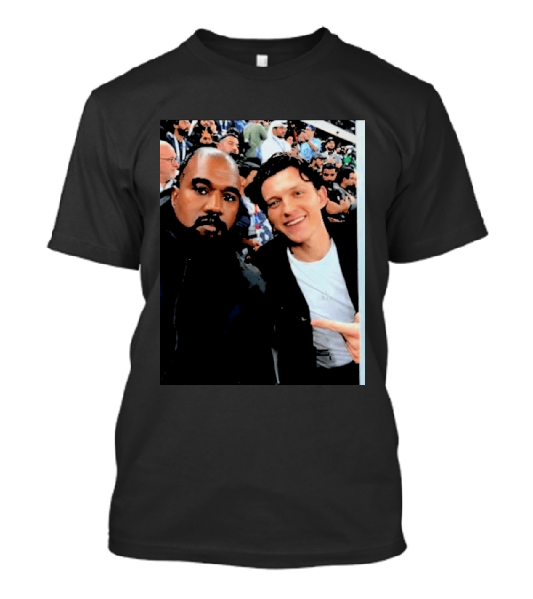 Kanye West And Tom Holland Iconic Celebrity Selfie At Event T-Shirt
