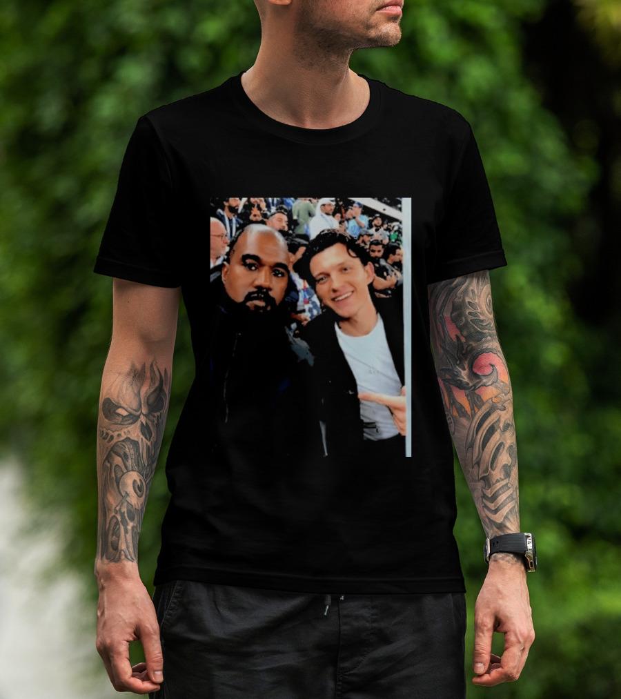 Kanye West And Tom Holland Iconic Celebrity Selfie At Event T-Shirt