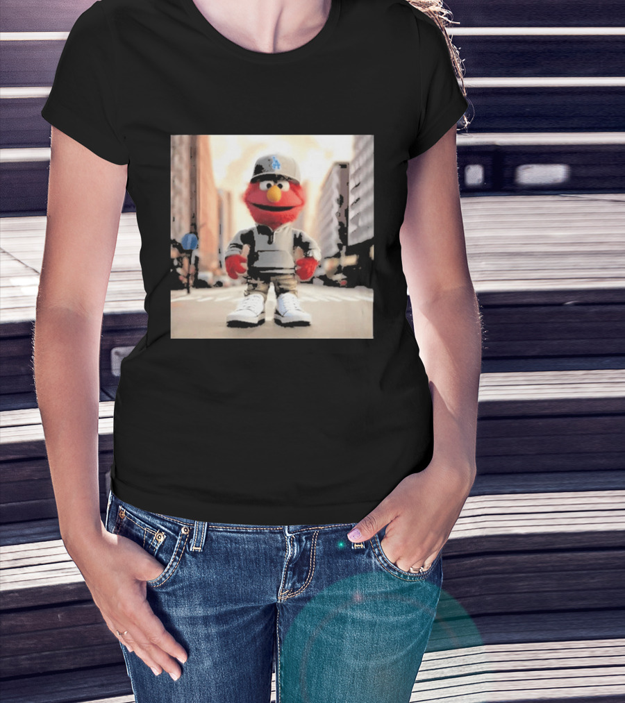 Sesame Street Elmo Streetwear New York Yankees T-Shirt