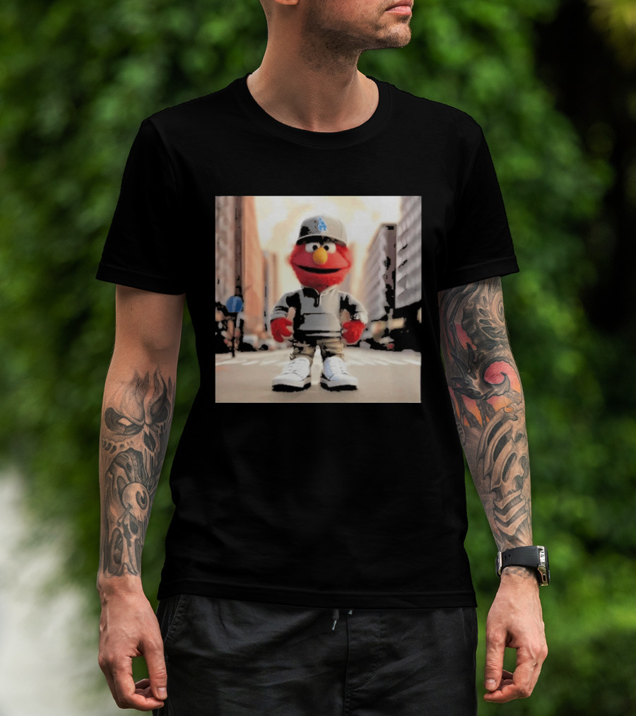 Sesame Street Elmo Streetwear New York Yankees T-Shirt