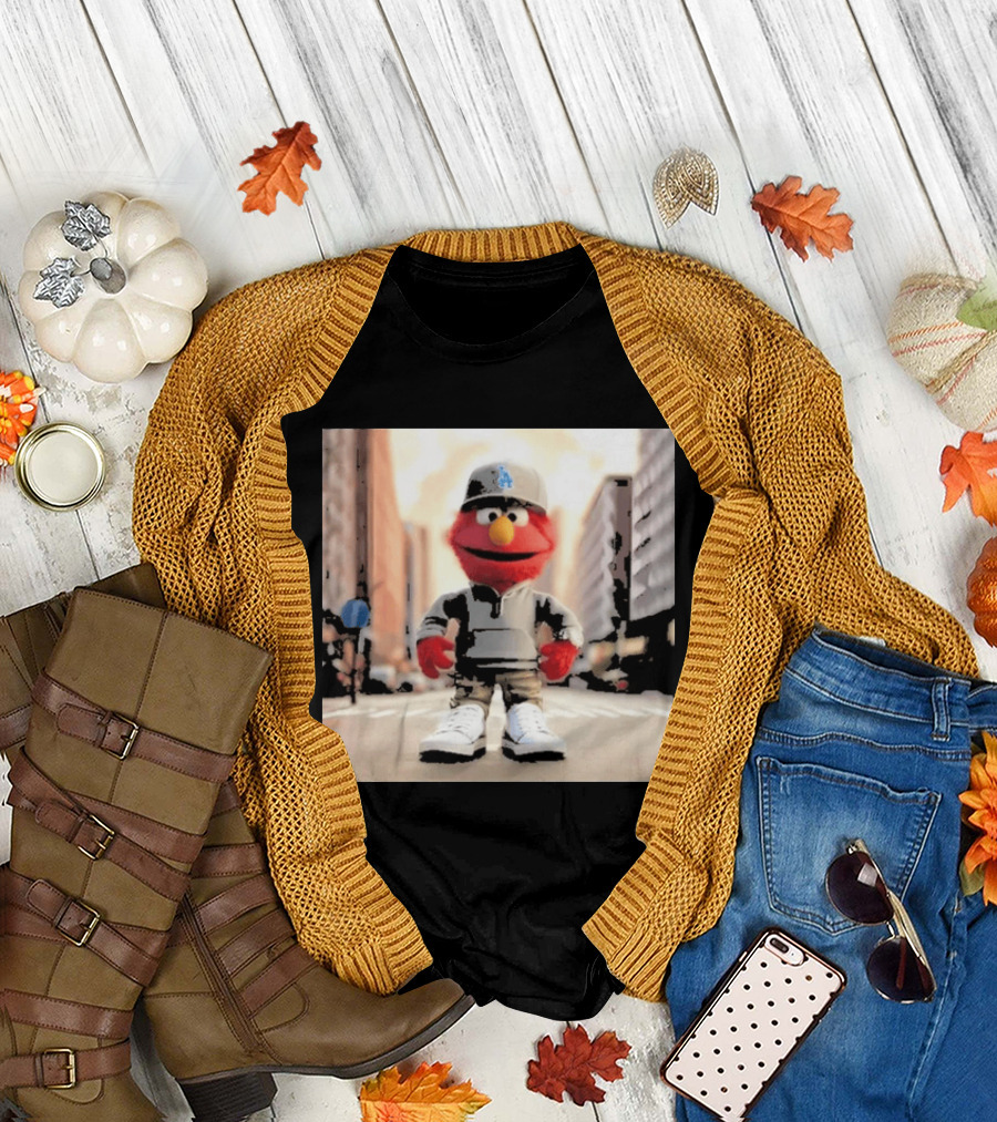 Sesame Street Elmo Streetwear New York Yankees T-Shirt