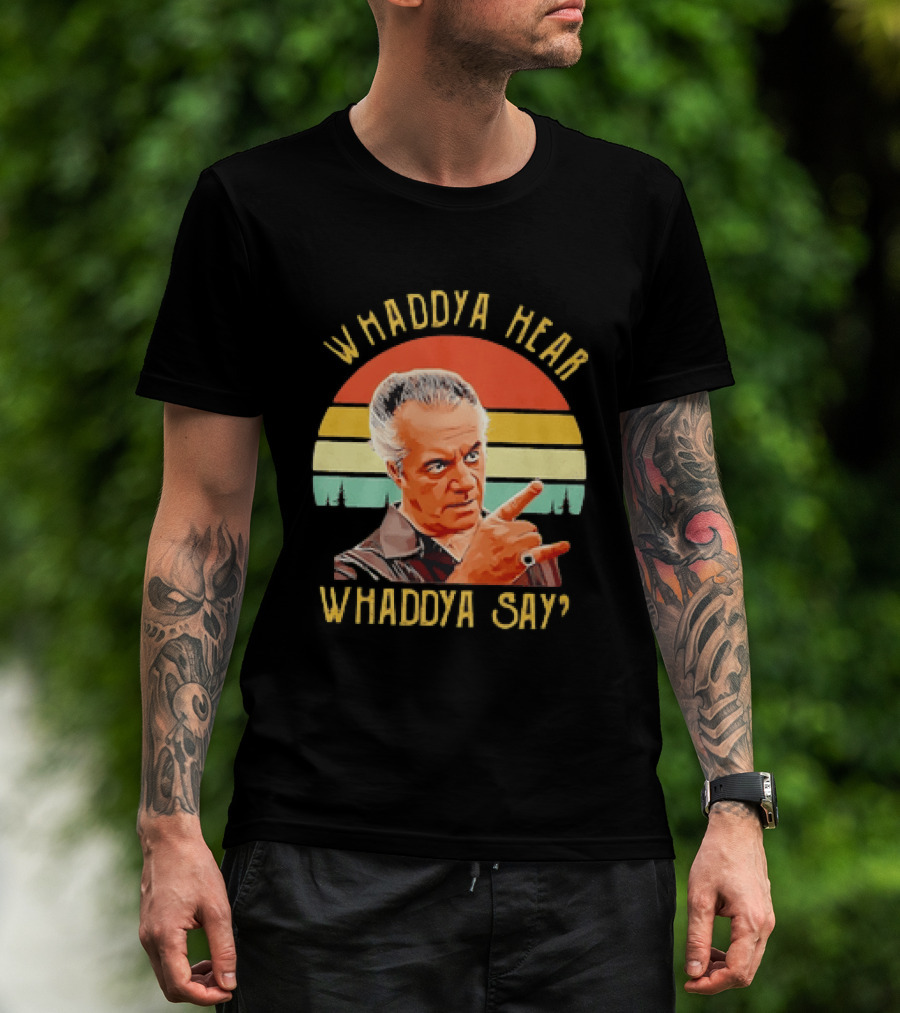 The Sopranos Paulie Walnuts Whaddya Hear Whaddya Say T-Shirt