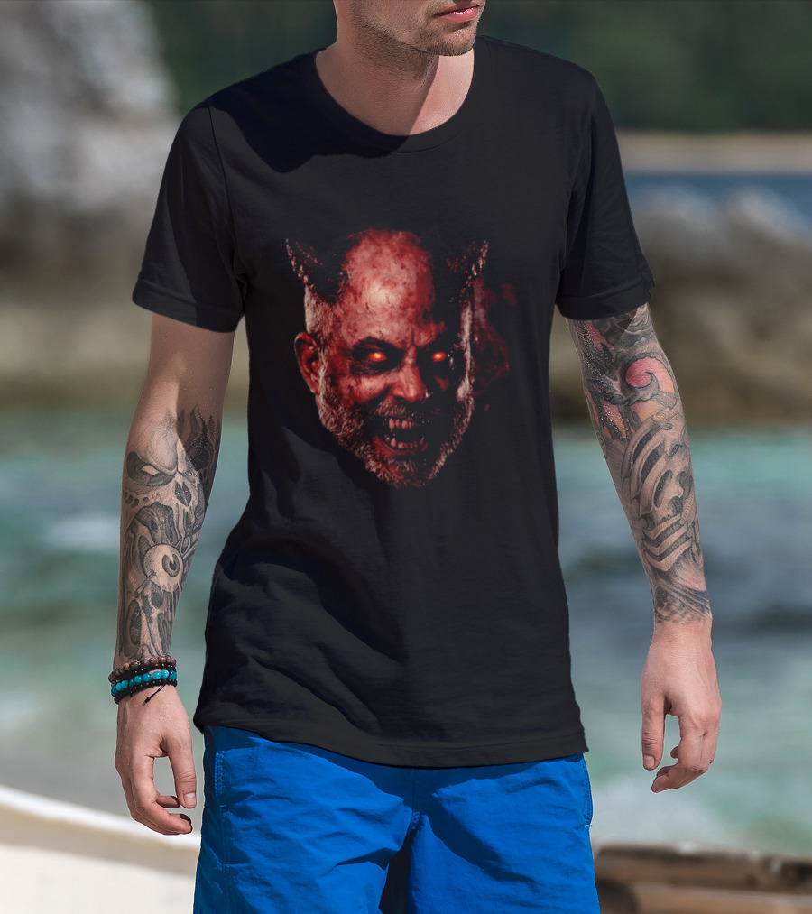 Mark R Levin The True Face Of Evil Political Satire Demonized T-Shirt