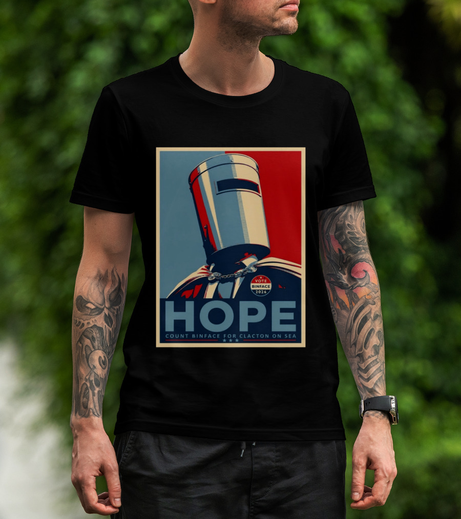 Hope Count Binface Vote Binface 2026 Clacton On Sea T-Shirt