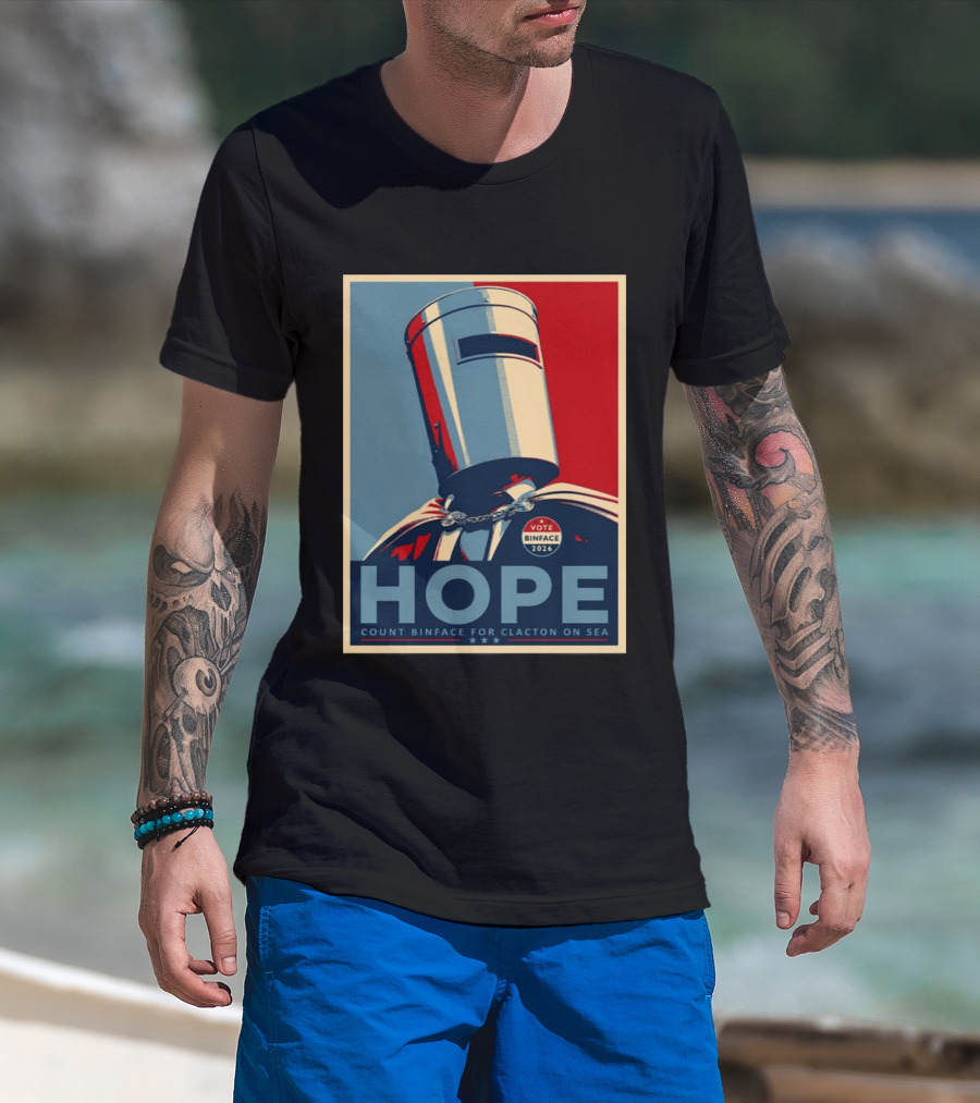 Hope Count Binface Vote Binface 2026 Clacton On Sea T-Shirt