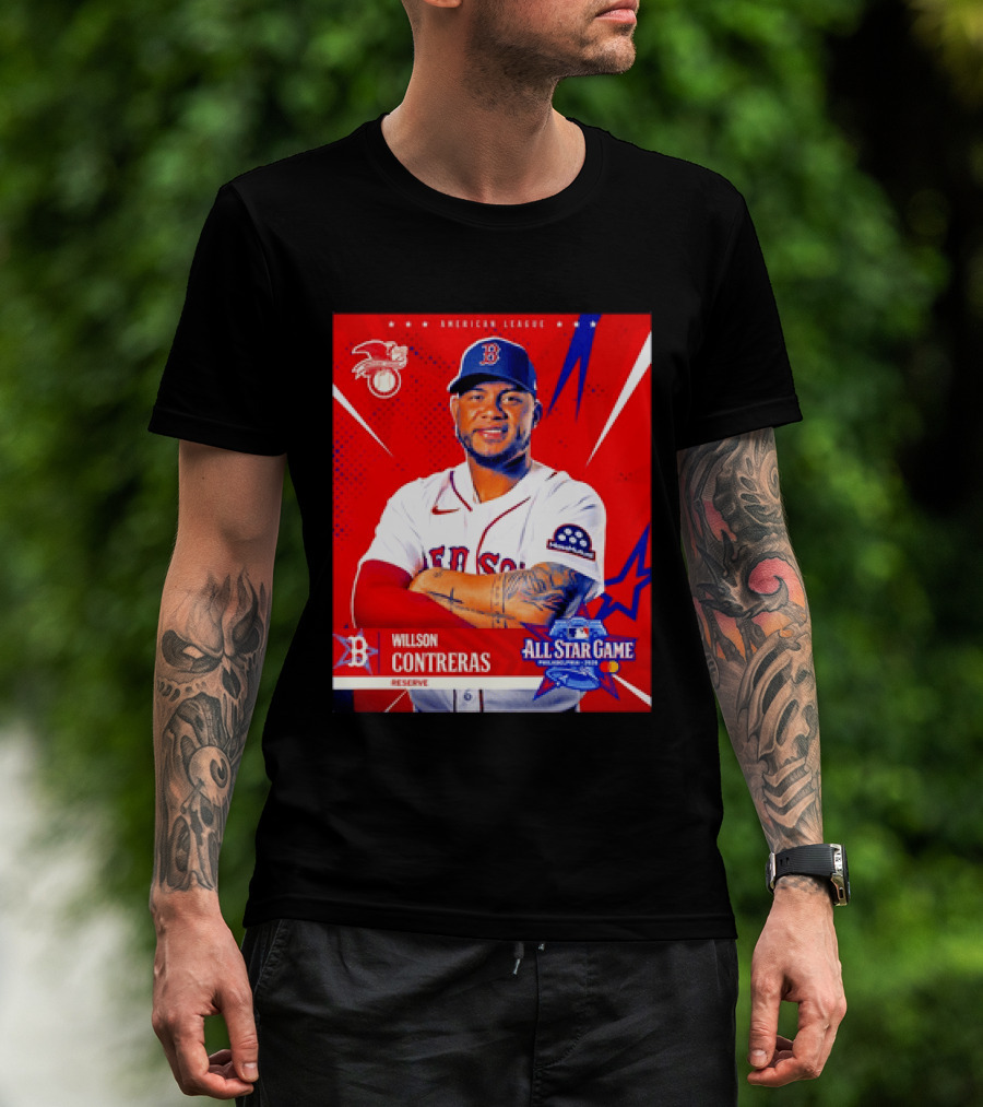 Boston Red Sox Willson Contreras 2026 All Star Game Reserve American League T-Shirt