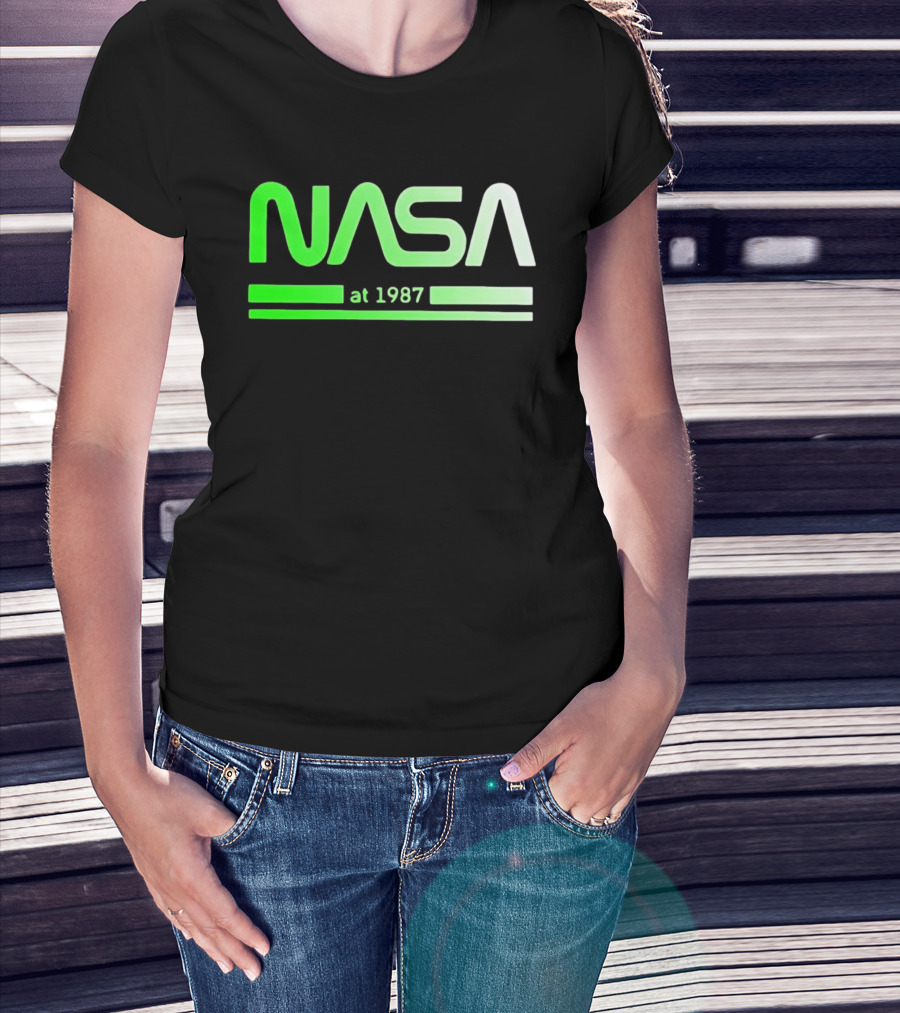 NASA Neon Green 1987 T-Shirt