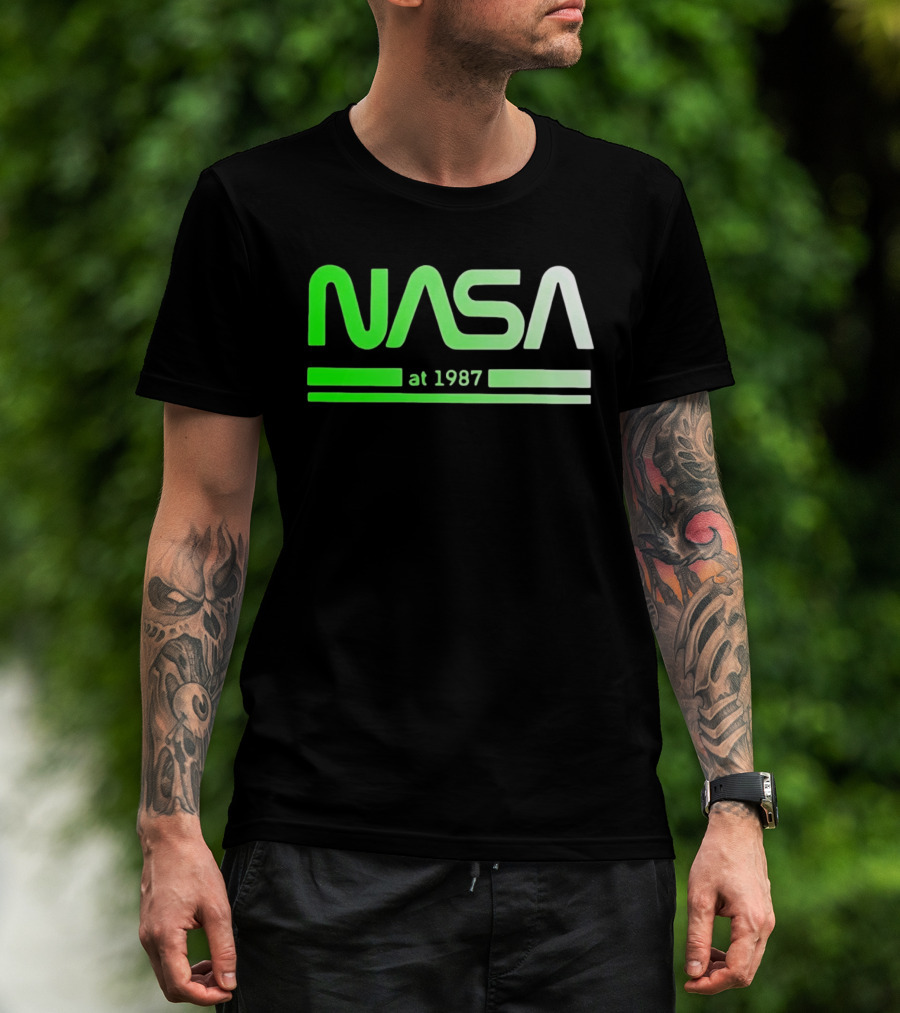 NASA Neon Green 1987 T-Shirt