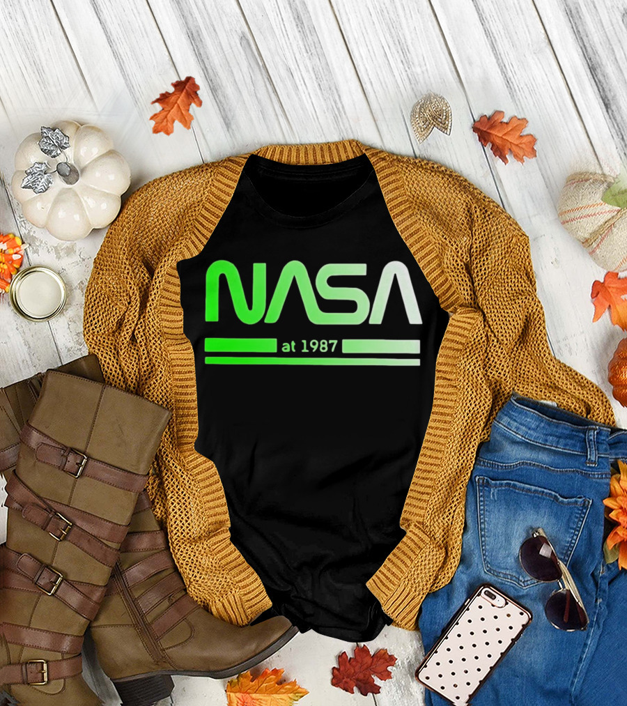 NASA Neon Green 1987 T-Shirt
