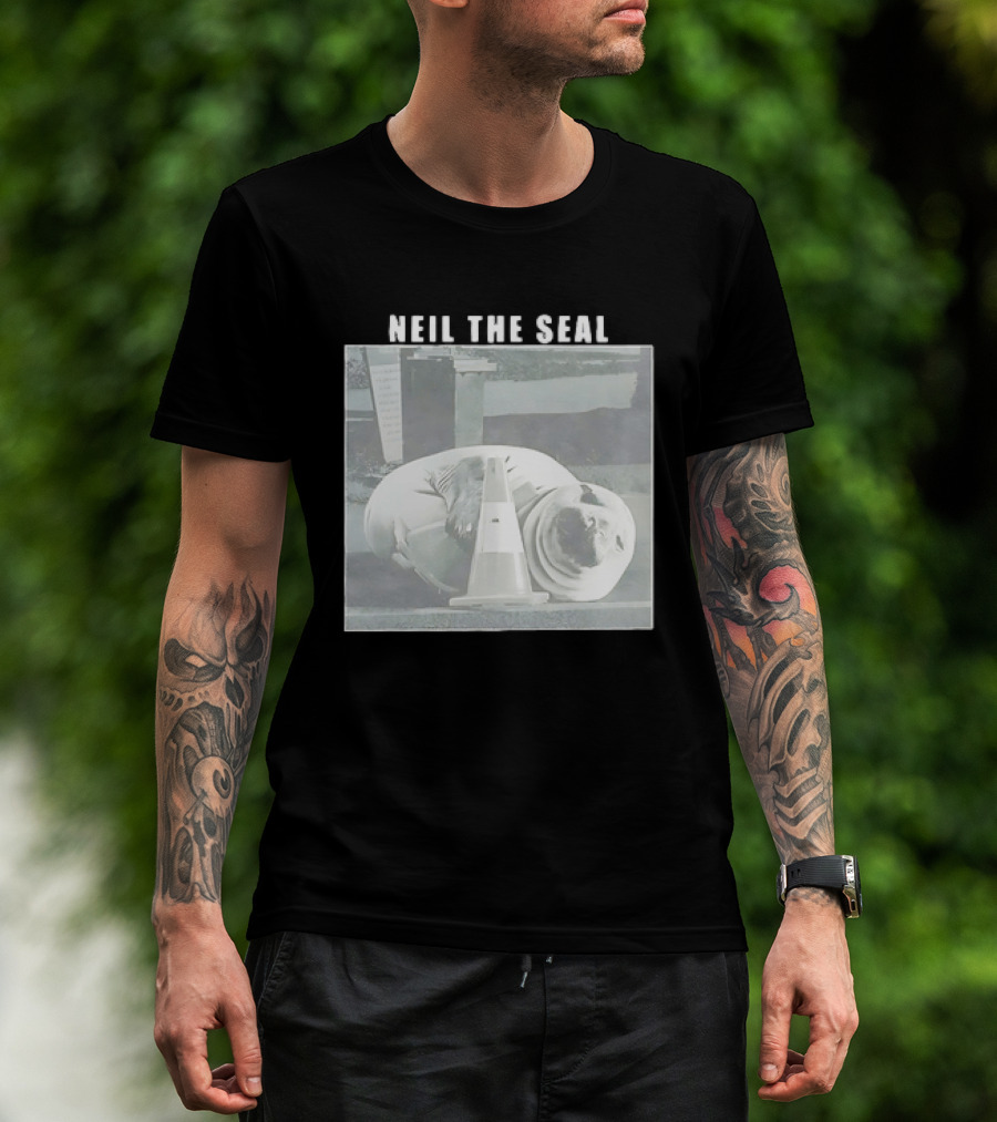 Neil The Seal With Traffic Cone Become Ungovernable T-Shirt