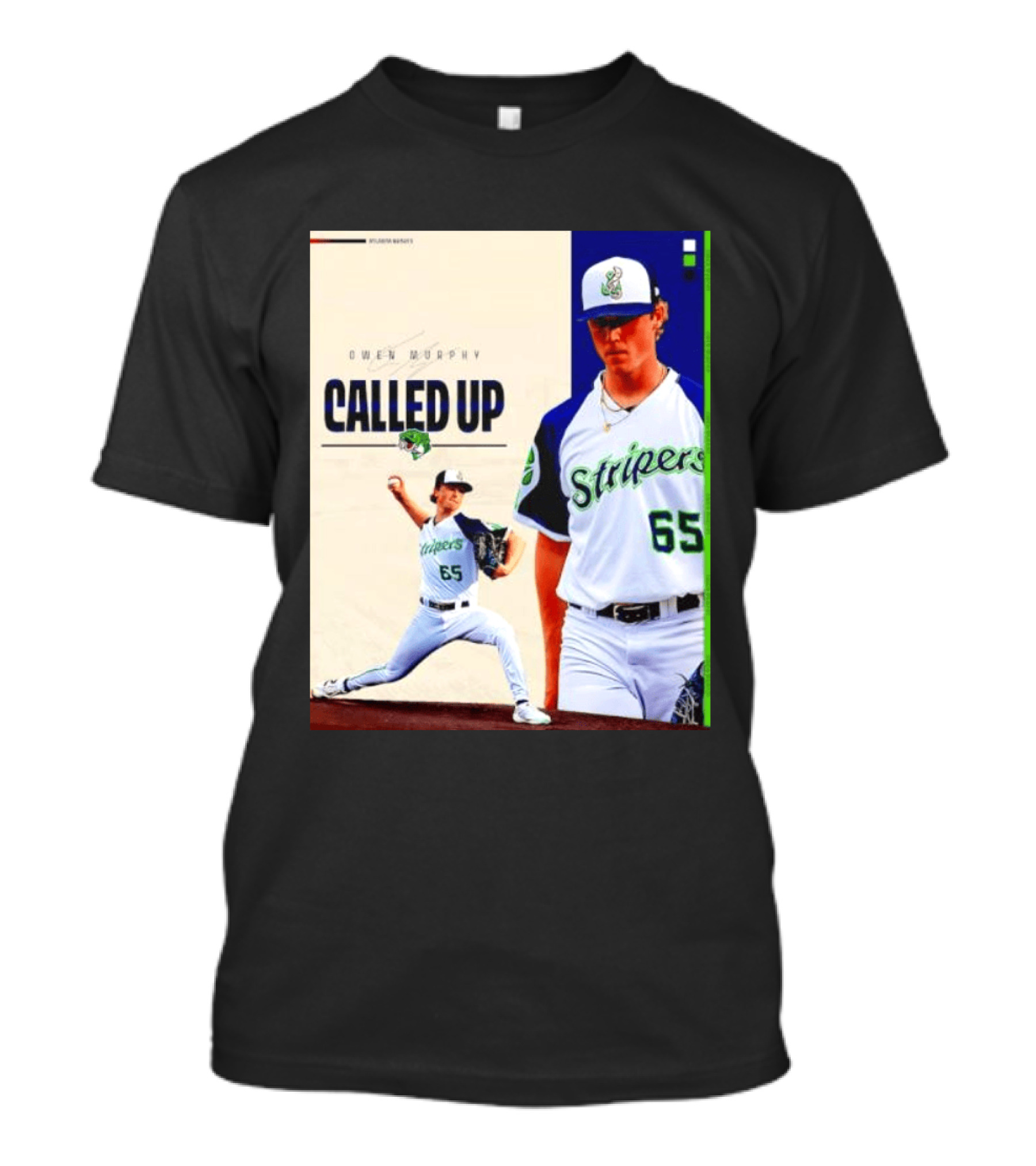 Owen Murphy Called Up Stripers 65 Player Announcement T-Shirt