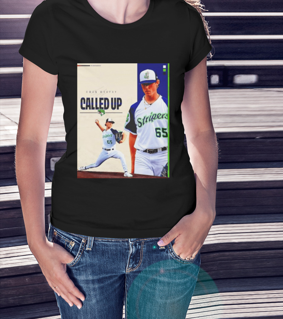 Owen Murphy Called Up Stripers 65 Player Announcement T-Shirt