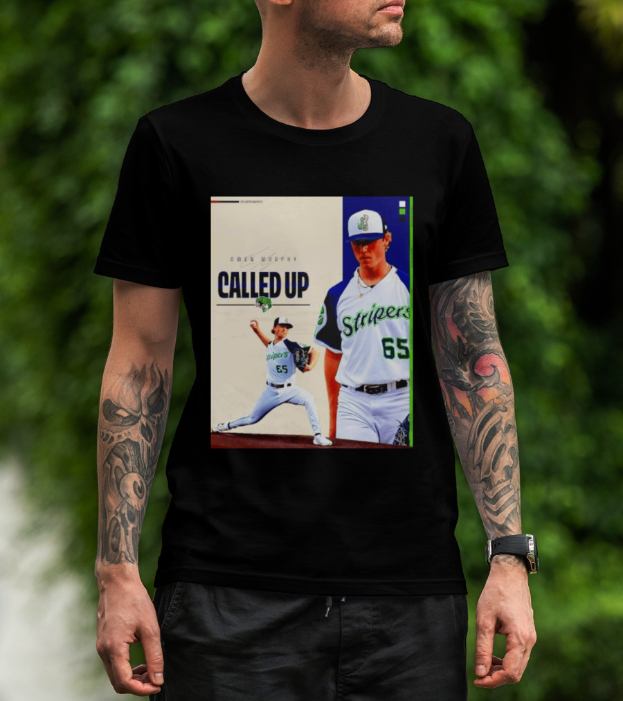 Owen Murphy Called Up Stripers 65 Player Announcement T-Shirt