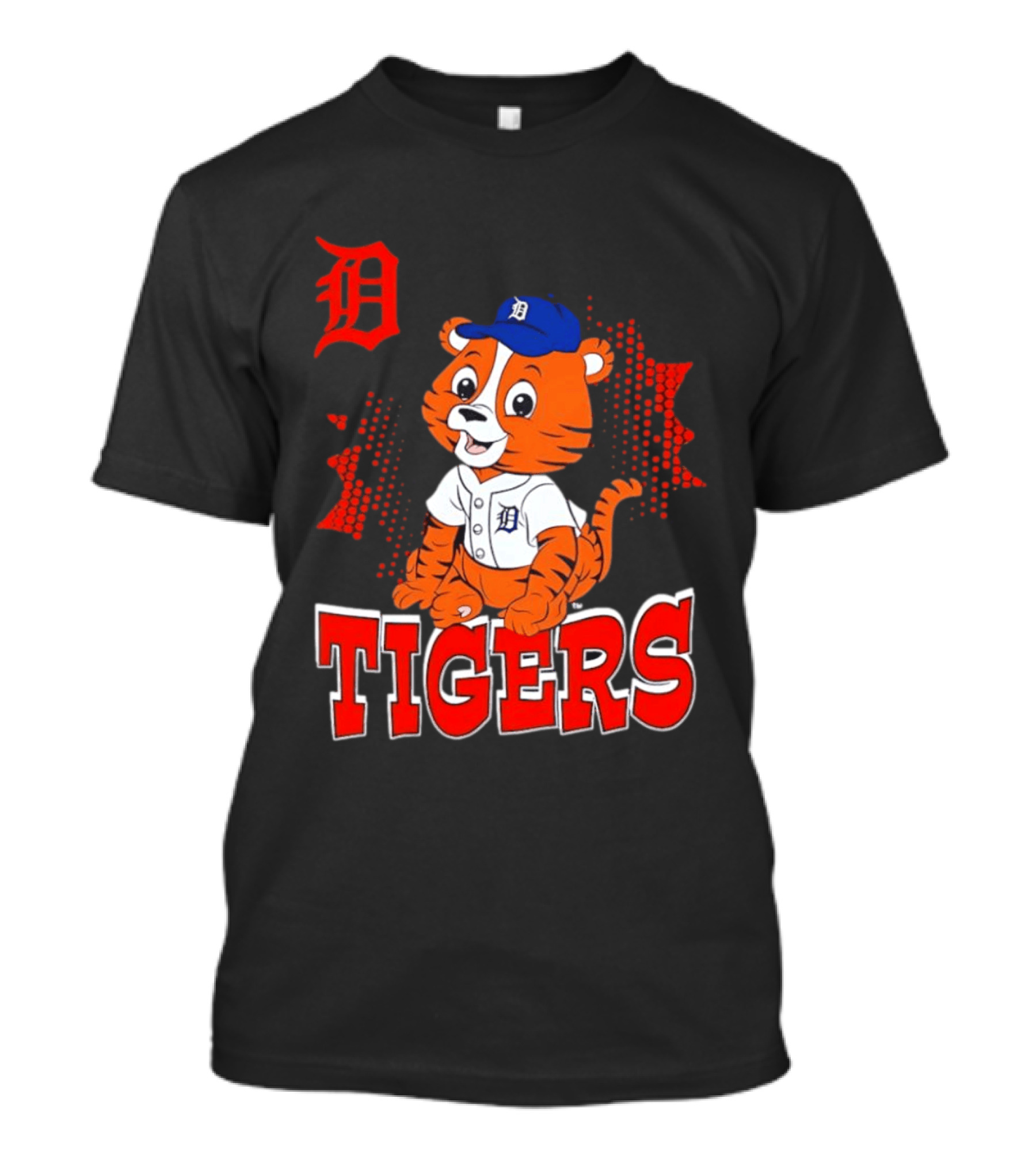 Paws D TIGERS Detroit Tiger Cub Baseball T-Shirt