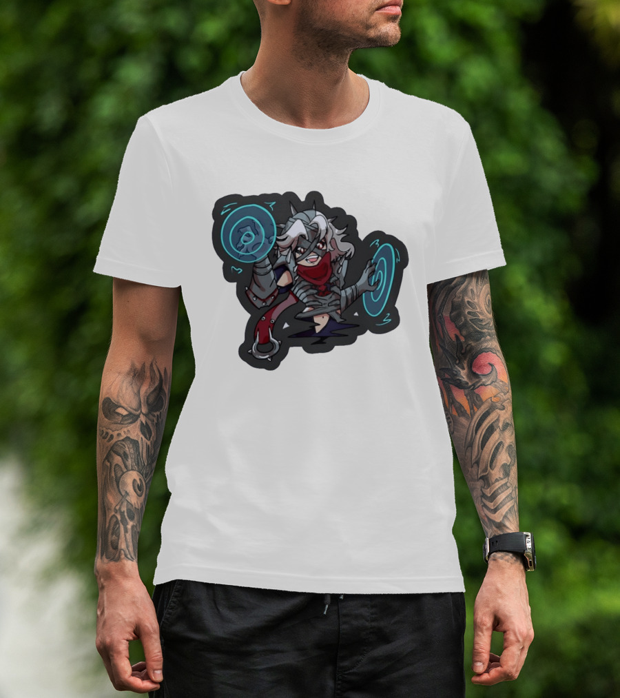Chibi Warrior Anime Magic Casting Enchanted Spells Gaming Adventure T-Shirt
