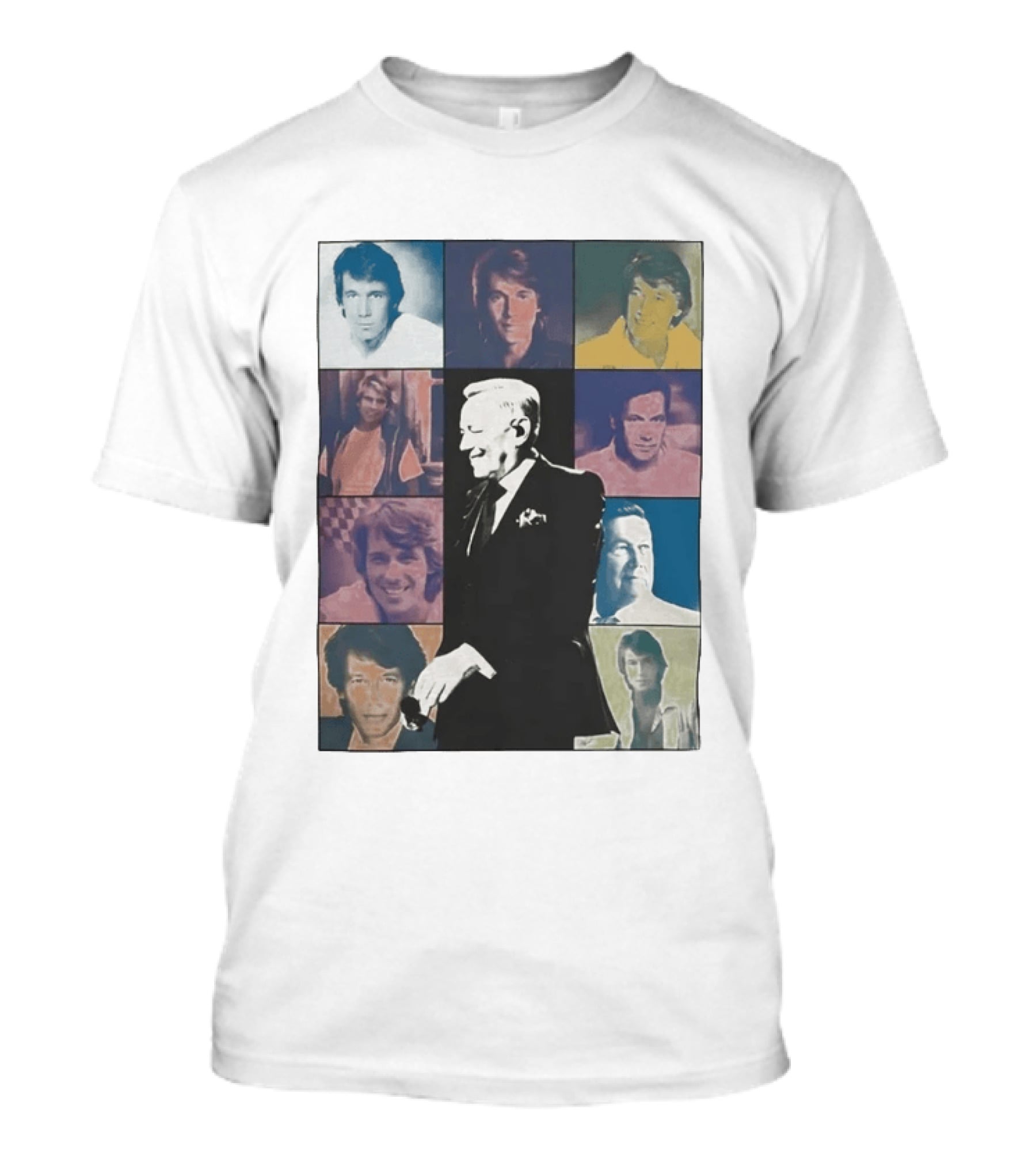 Roland Kaiser Ein Leben Für Die Musik Pop Art Tribute Collage T-Shirt