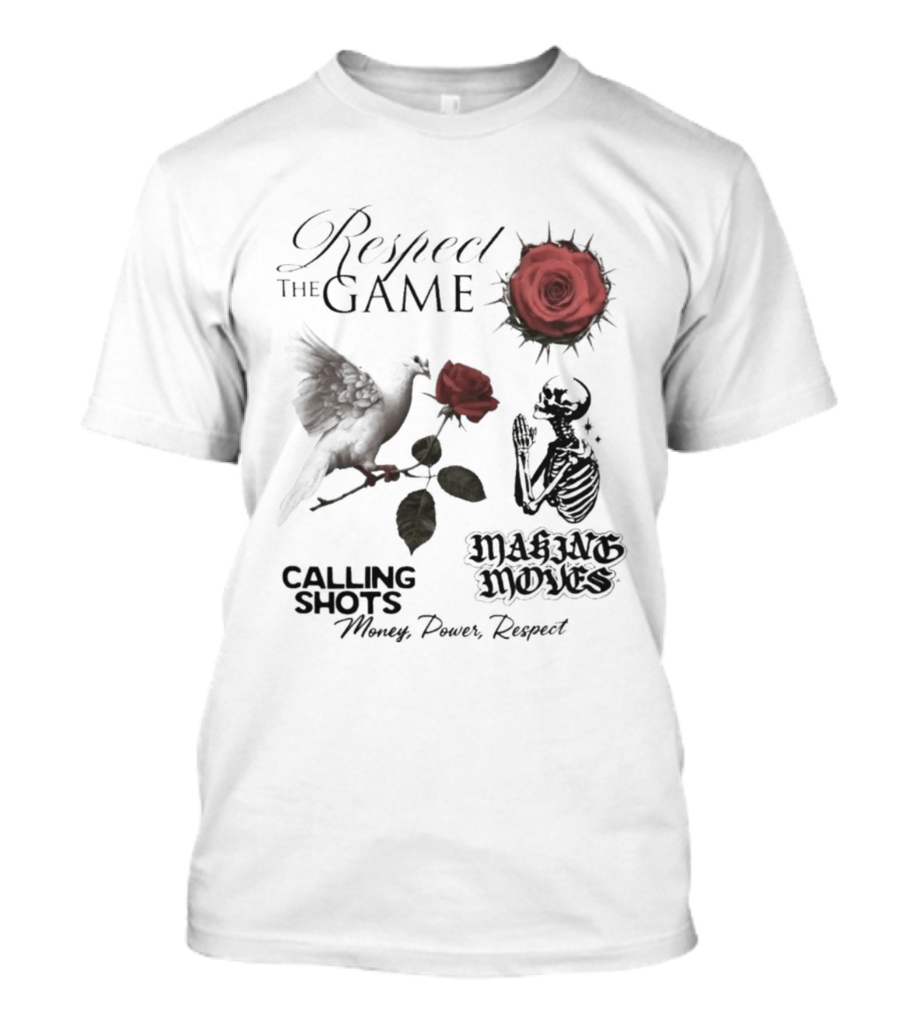 Respect The Game Calling Shots Always Power Thrasher House T-Shirt
